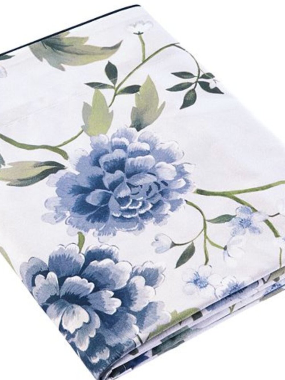 Anne De Solene AMBOISE Large Floral King Flat Sheet  106" x116"  AMBOISE